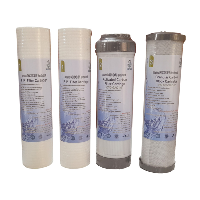 دستگاه تصفیه کننده آب رسا نور بابایی مدل X chrome m900 به همراه فیلتر بسته 4 عددی