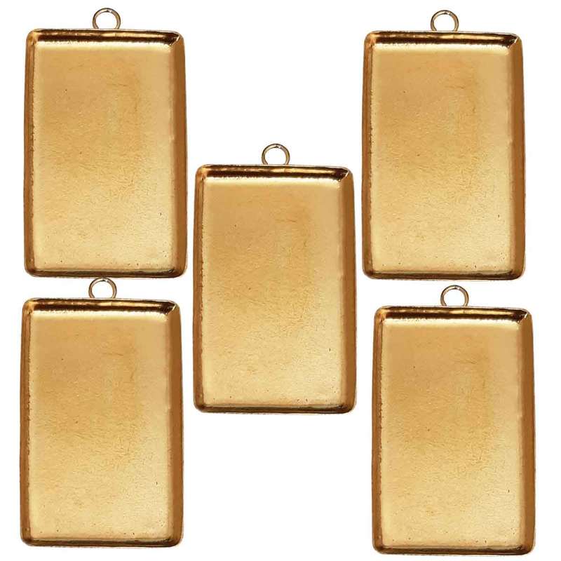 قالب رزین مدل کفه دار مستطیل  کد Fr217 بسته 5 عددی