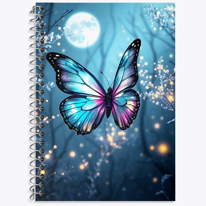 دفتر نت موسیقی 50 برگ خندالو طرح پروانه کد N3594