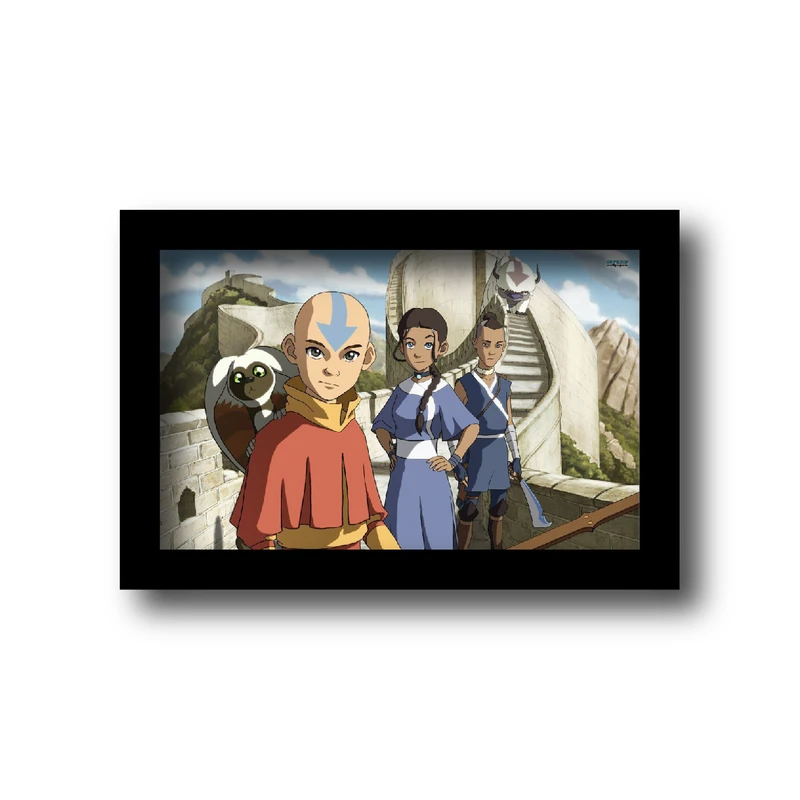 تابلو مدل گروه آواتار. طرح دیوار چین.