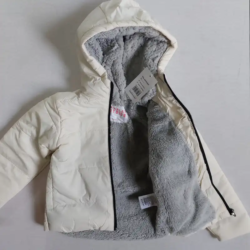 کاپشن پسرانه مادرکر مدل جذب رنگ کرمی