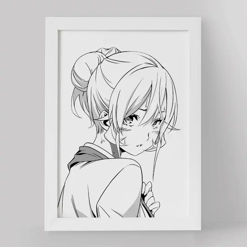 تابلو خندالو مدل الیس انیمه جنگ غذاها کد 17015