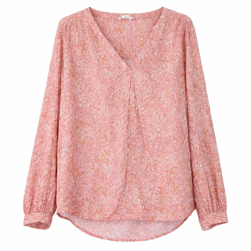 بلوز آستین بلند یقه هفت زنانه مدل 38107