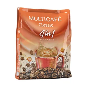 کافی میکس 4*1 با طعم کارامل مولتی کافه بسته 24 عددی
