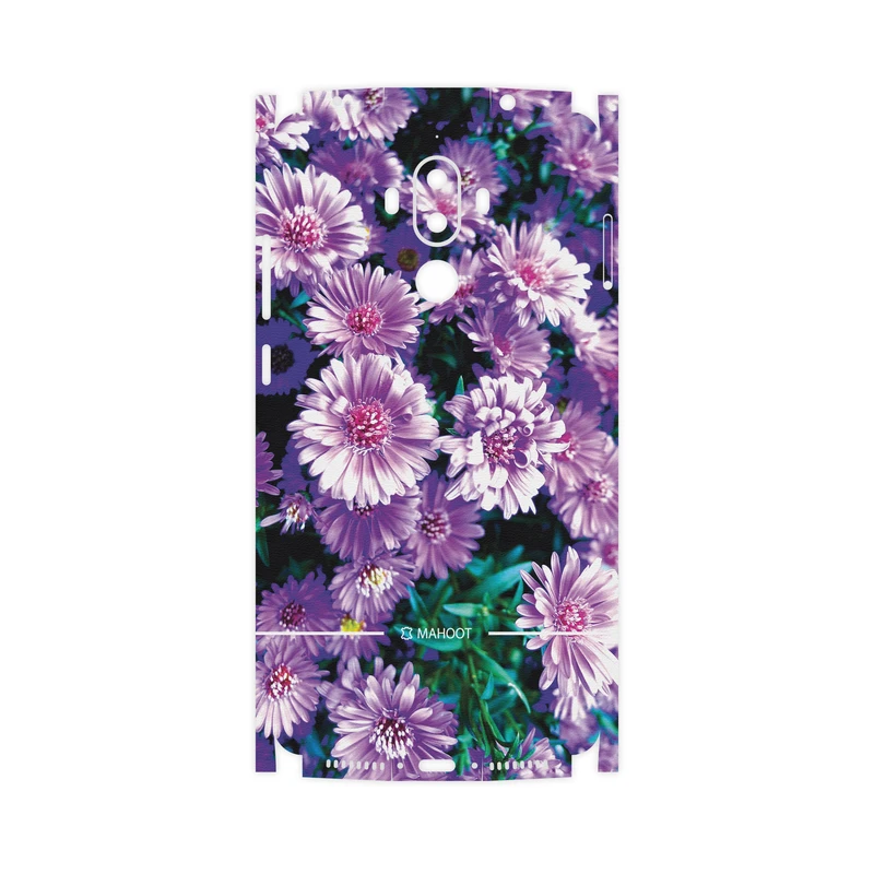 برچسب پوششی ماهوت مدل Purple-Flower-FullSkin مناسب برای گوشی موبایل هوآوی Mate 9