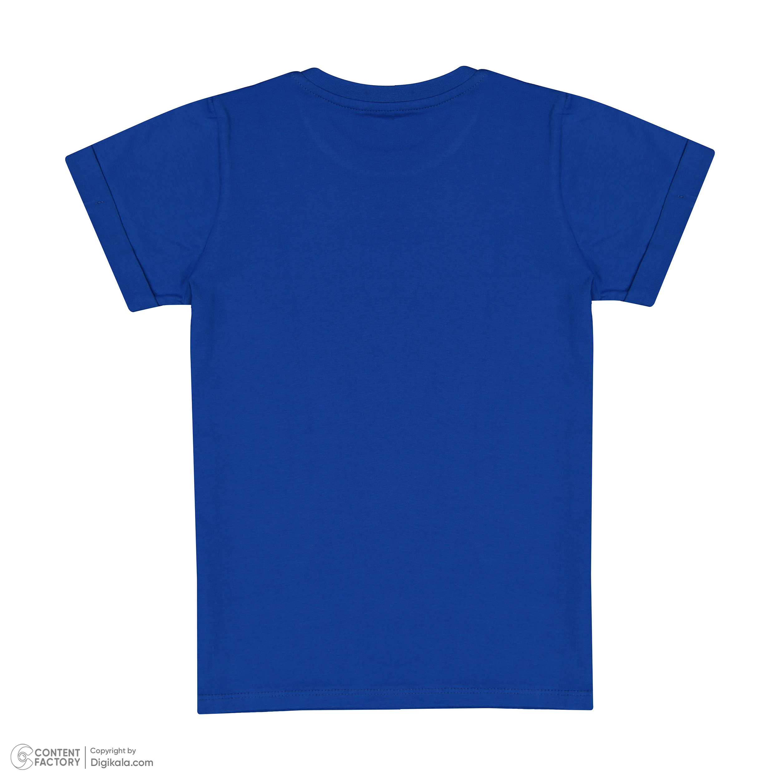 تی شرت آستین کوتاه پسرانه سون پون مدل 1103 رنگ آبی -  - 4