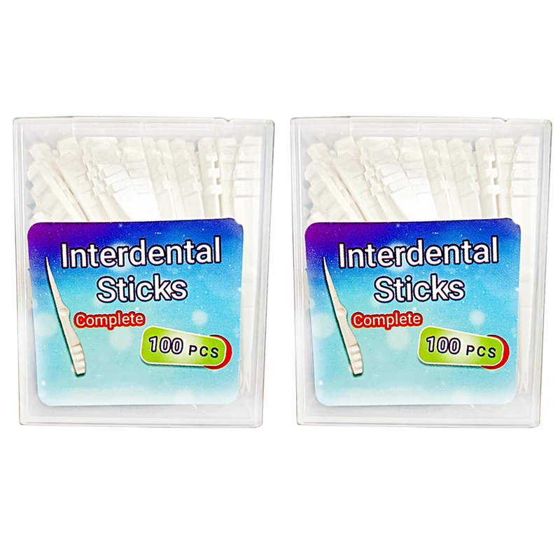 خلال دندان اینتردنتال مدل com مجموعه 2 بسته 100عددی
