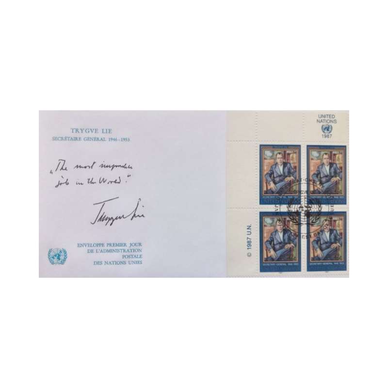 تمبر یادگاری مدل پاکت مهر روز سازمان ملل مجموعه 4 عددی