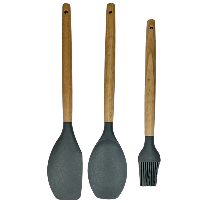 سرویس کفگیر و ملاقه 3 پارچه مدل سیلیکونی کد 112 سرویس کفگیر و ملاقه 3 پارچه مدل سیلیکونی کد 112