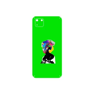 MAHOOT Collage of Women Portrait 3 Cover Sticker for Huawei Y5p