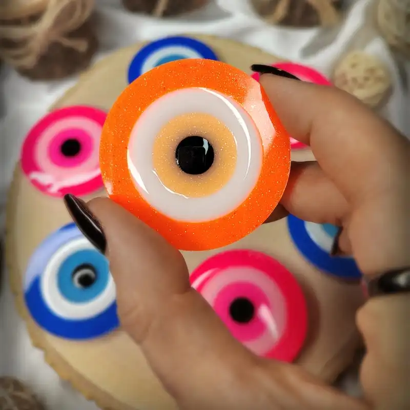 جاکلیدی رزینی طرح چشم و نظر