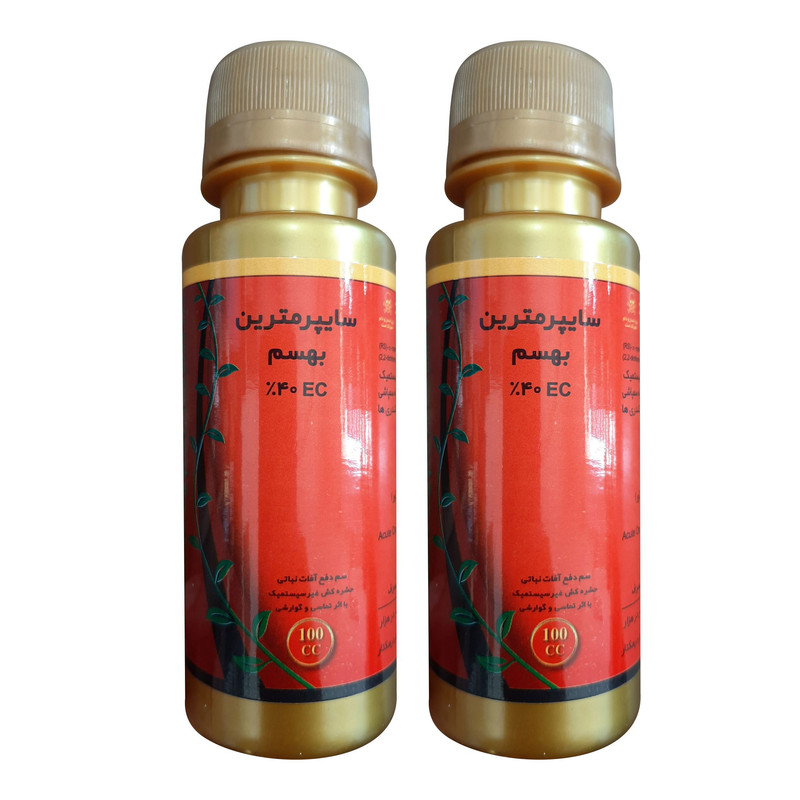 حشره کش سایپرمترین بهسم مدل syper حجم 100 میلی لیتر مجموعه 2 عددی