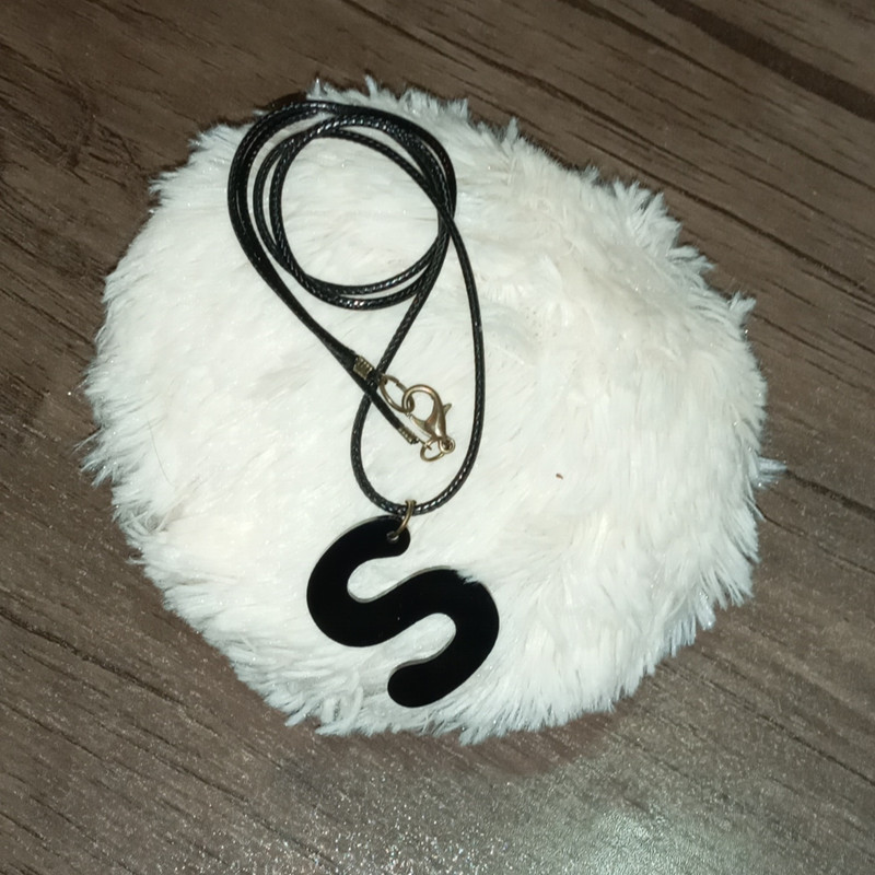 گردنبند دخترانه مدل حروف انگلیسی طرح S