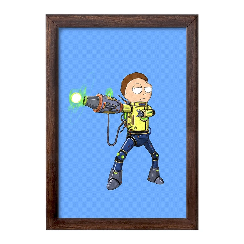 تابلو خندالو طرح ریک و مورتی (Rick and Morty) کد F402