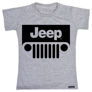 تی شرت آستین کوتاه دخترانه 27 مدل Jeep Car کد MH789