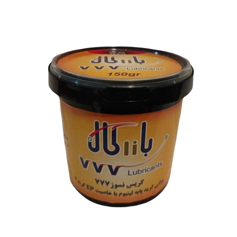 گریس نسوز بازرگان777 مدل EP وزن 150 گرم گریس نسوز بازرگان777 مدل EP وزن 150 گرم