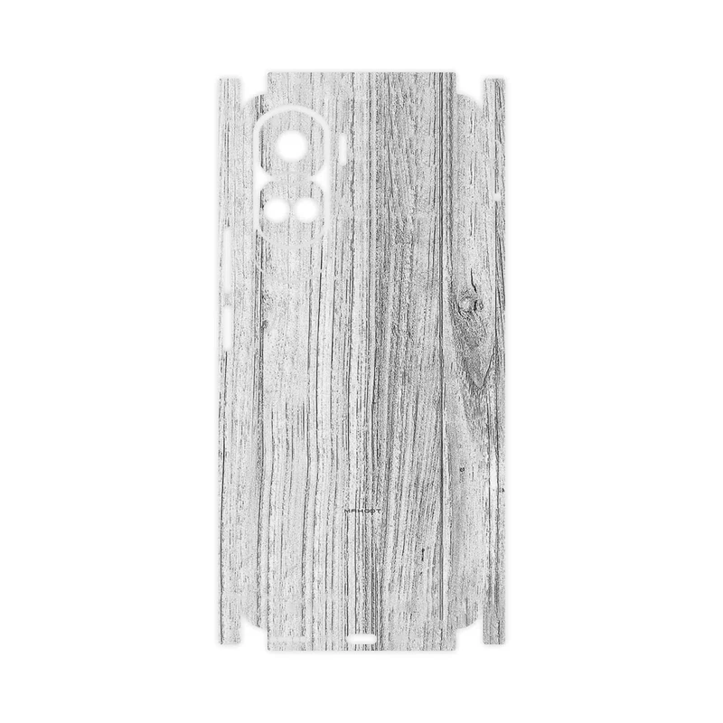 برچسب پوششی ماهوت مدل White_Wood-FullSkin مناسب برای گوشی موبایل آنر 90 Lite