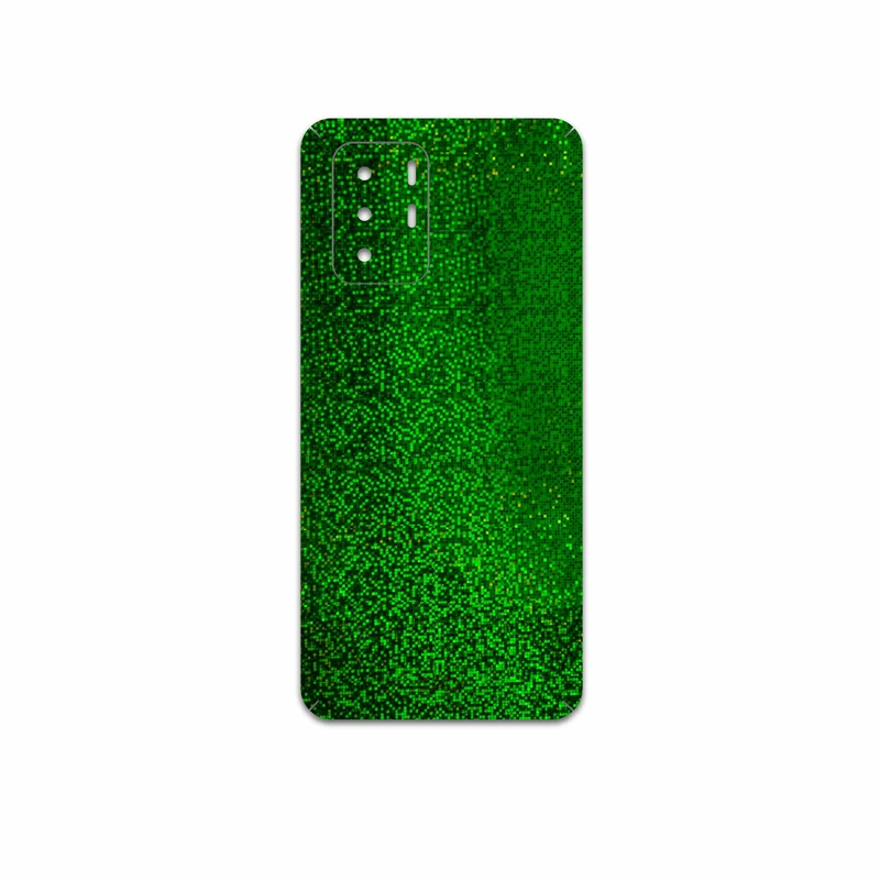 برچسب پوششی ماهوت مدل Green-Holographic مناسب برای گوشی موبایل شیائومی Poco X3 GT 5G