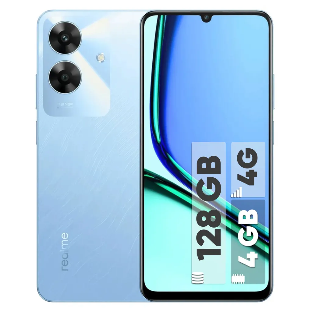 گوشی موبایل ریلمی مدل Note 60 دو سیم‌کارت ظرفیت 128 گیگابایت و رم 4 گیگابایت