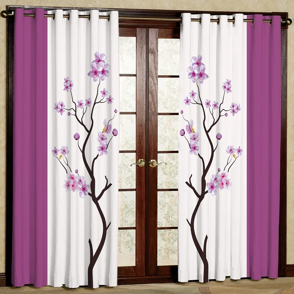 پرده پانچی کد 5595 سایز 280x140 سانتی متر