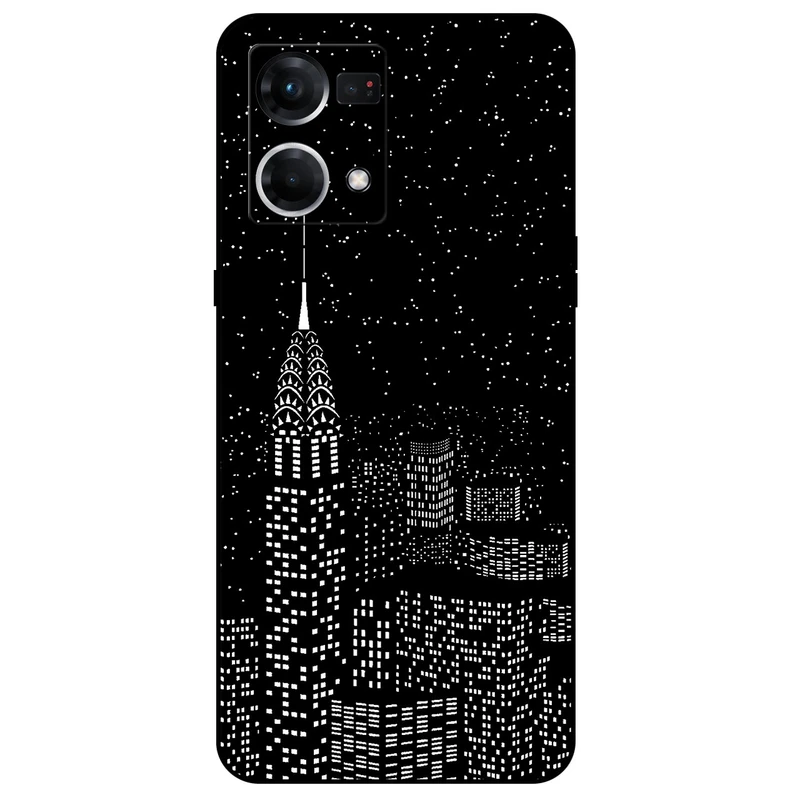 کاور مگافون طرح نیویورک مدل 7768 مناسب برای گوشی موبایل اوپو Reno 7     