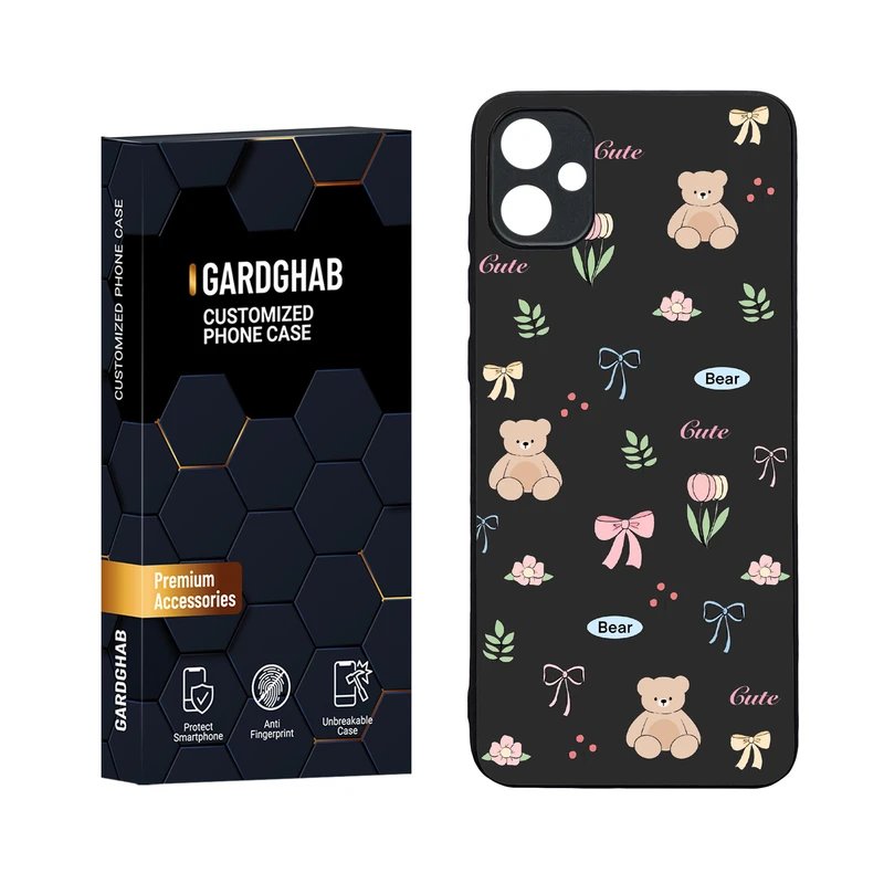 کاور گارد قاب مدل دورژله ای پشت گلس فانتزی مناسب برای گوشی موبایل سامسونگ Galaxy A05