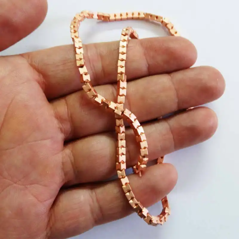 مهره دستبند مدل حدید چند وجهی کد MO-1005 مجموعه 40 عددی