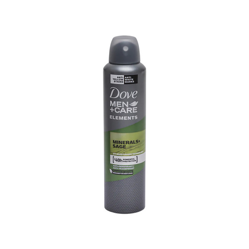 اسپری ضد تعریق مردانه داو مدل Minerals+Sage حجم 250 میلی لیتر
