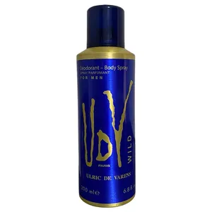 اسپری بدن مردانه اولریک دو وارن مدل Wild حجم 200 میلی لیتر