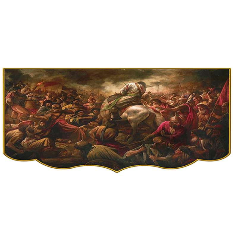 پرچم مدل بیرق فاخر محرم امام حسین ع کد 22136