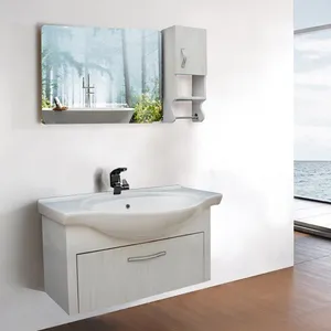 ست کابینت و روشویی مدل 90 به همراه آینه و باکس