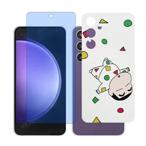 Glass Together model Anti-blue Screen Protector Suitable for Samsung Galaxy A55 Mobile Phone with Back cover sticker