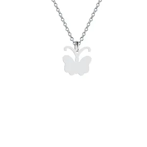 گردنبند نقره زنانه هایکا مدل پروانه کد n.ha2-67