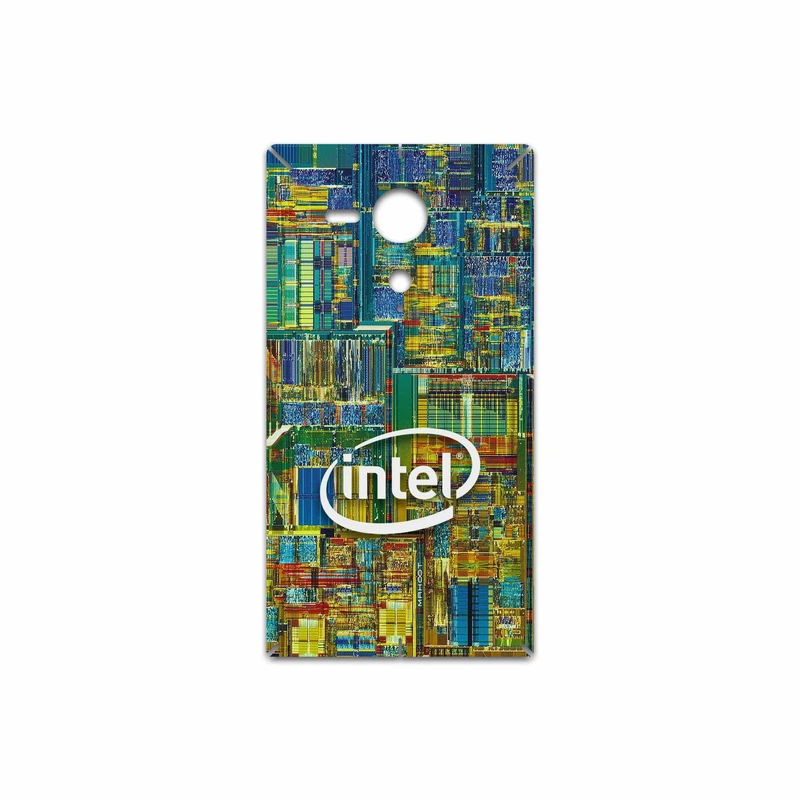 برچسب پوششی ماهوت مدل Intel Brand مناسب برای گوشی موبایل سونی Xperia SP