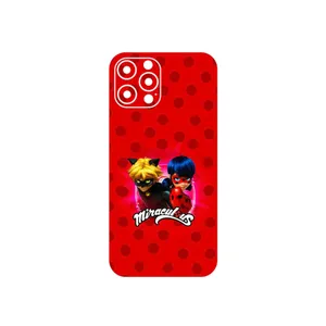 MAHOOT Ladybug and Cat Noir Cover Sticker for Apple iPhone 12 Pro Max