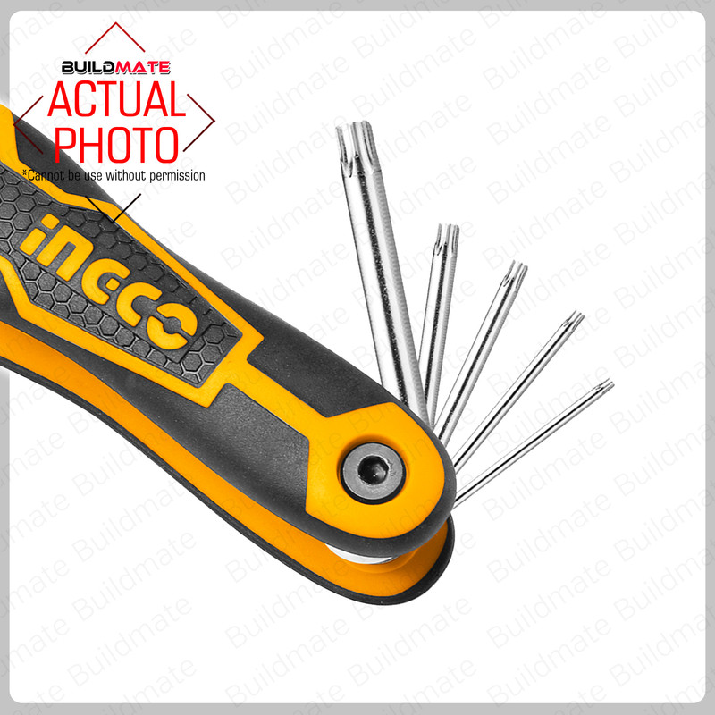 آچار آلن ستاره ای اینکو مدل HHK-14083  مجموعه 8 عددی