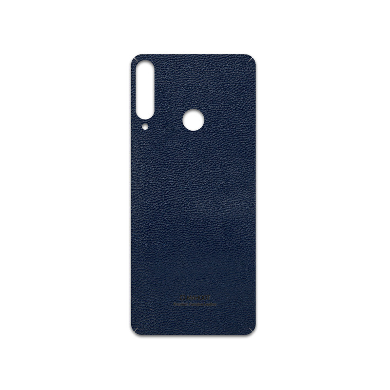 برچسب پوششی ماهوت مدل Deep-Blue-Leather مناسب برای گوشی موبایل هوآوی Y6p