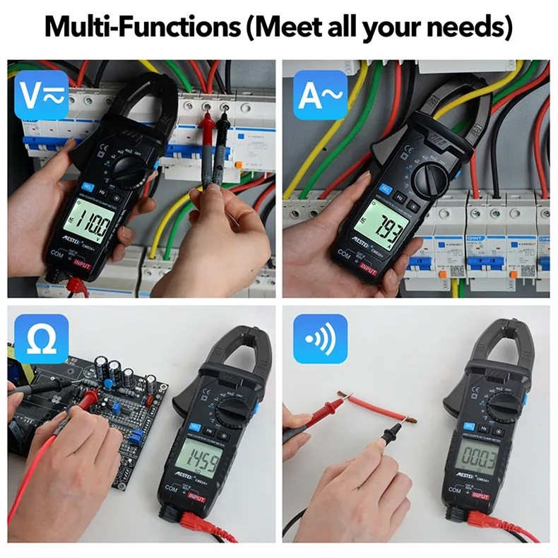 مولتی متر کلمپی دیجیتال مستک مدل CM83A PLUS