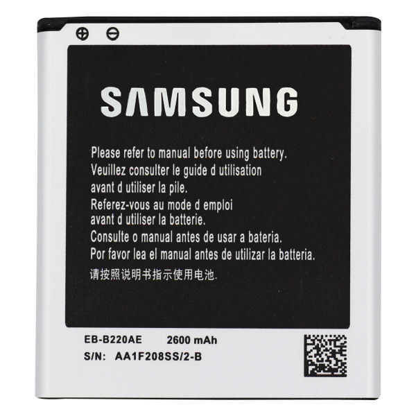 باتری موبایل مدل EB-B220AE ظرفیت 2600 میلی آمپر ساعت مناسب برای گوشی موبایل سامسونگ Galaxy Grand 2