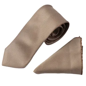 ست کراوات و دستمال جیب مردانه نسن طرح آکسفورد مدل S48