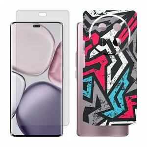 Glass Together model transparent screen protector suitable for Honor X9c mobile phone with back cover sticker