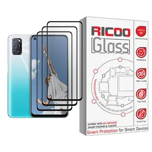 Ricoo Ricoo Glass MIX003 Screen Protector For Oppo A52 Pack Of 3