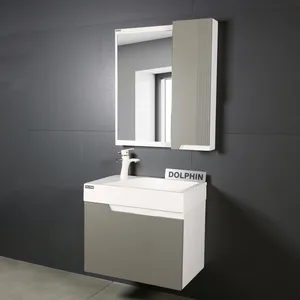 ست کابینت و روشویی دلفین مدل R30-Gr به همراه آینه و باکس