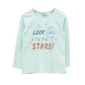 تی شرت آستین بلند دخترانه ال سی وایکیکی مدل look to the stars کد 102