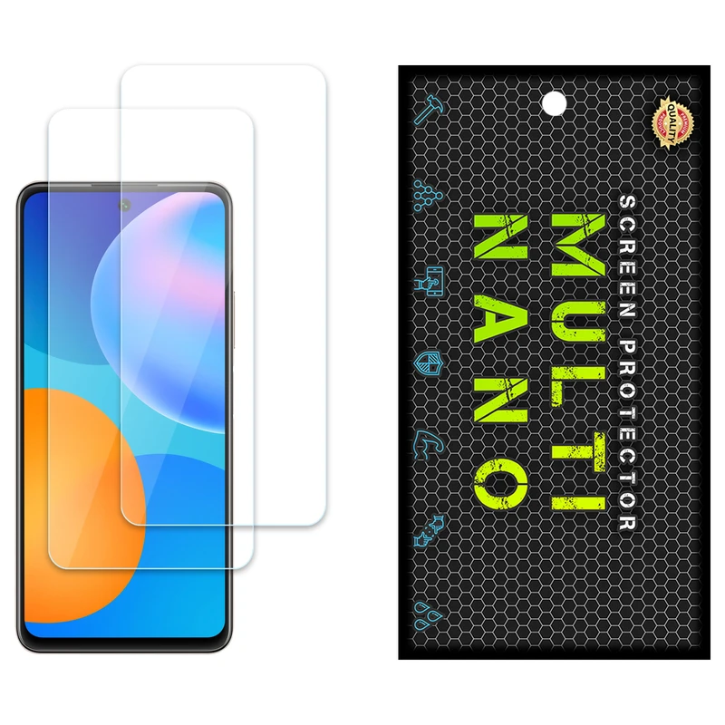 محافظ صفحه نمایش مولتی نانو مدل X-S2N مناسب برای گوشی موبایل هوآوی P Smart 2021 بسته دو عددی