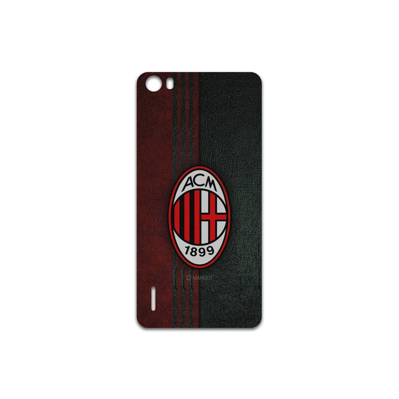 برچسب پوششی ماهوت مدل AC-Milan-FC مناسب برای گوشی موبایل آنر 6