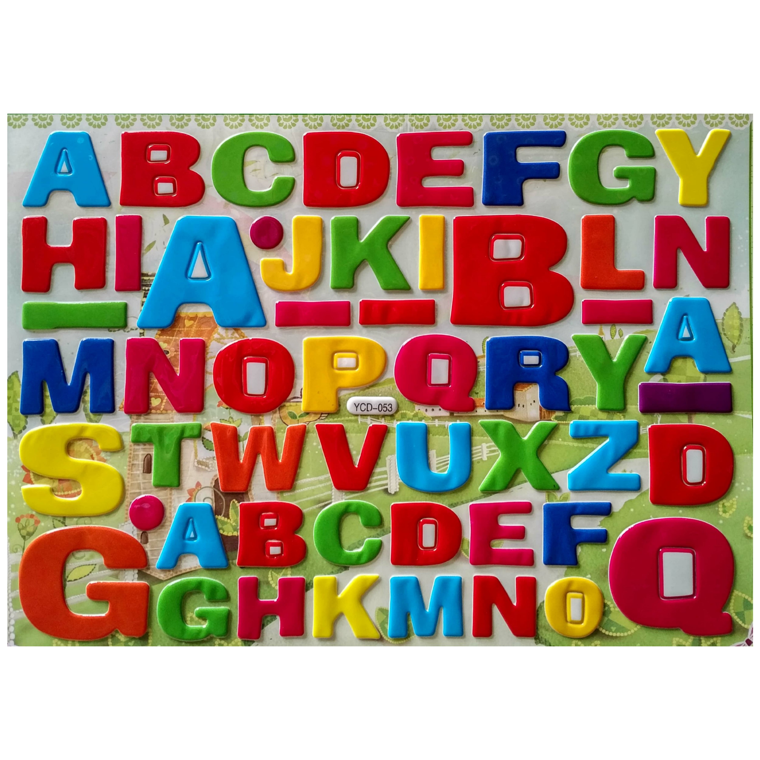 استیکر دیواری کودک مدل حروف انگلیسی کد 053
