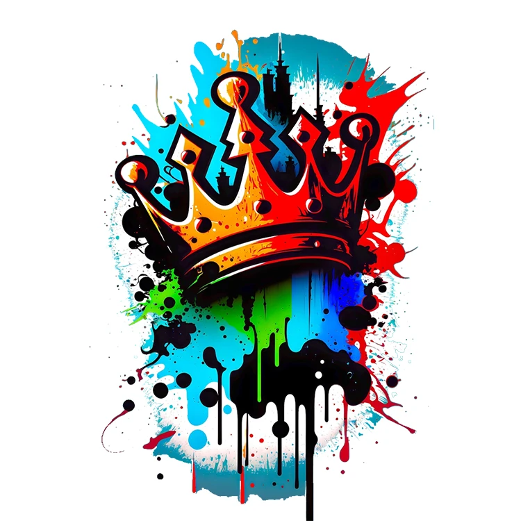 استیکر پارچه و لباس پاد آفرین مدل کارتونی کد S877