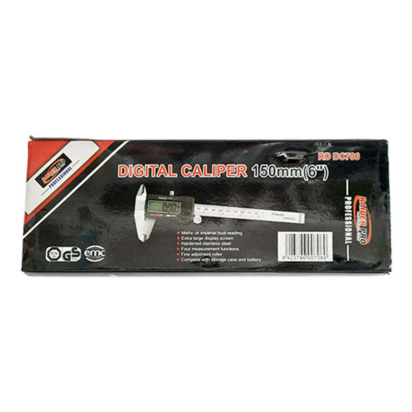 کولیس دیجیتال رایدر کد 150 گستره 0-150 میلی متر کولیس دیجیتال رایدر کد 150 گستره 0-150 میلی متر