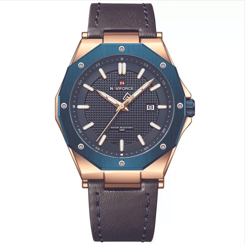 ساعت مچی عقربه‌ای کوارتز مردانه نیوی فورس مدل nf9200